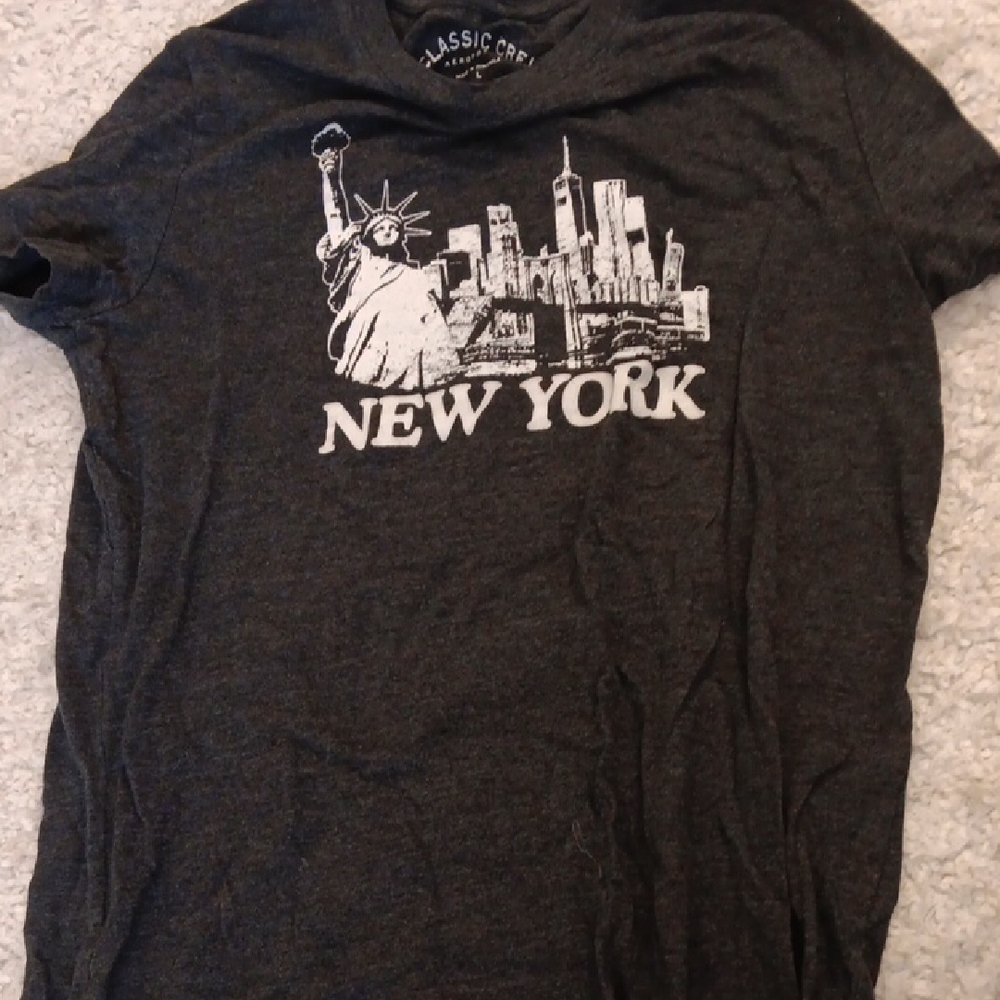 Classic New York Graphic T-Shirt - Charcoal